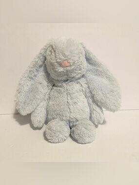 Baby Ganz Blue Bunny Plush Floppy Stuffed Animal Baby Cuddle Toy Lovey Rabbit